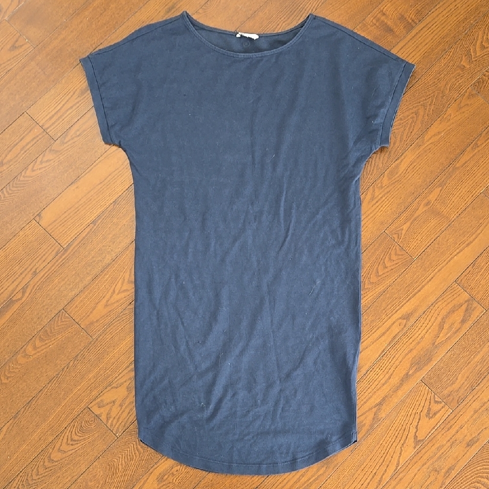 DISTRIKT NรRREBRO Casual Navy Blue T-Shirt Dress size XS